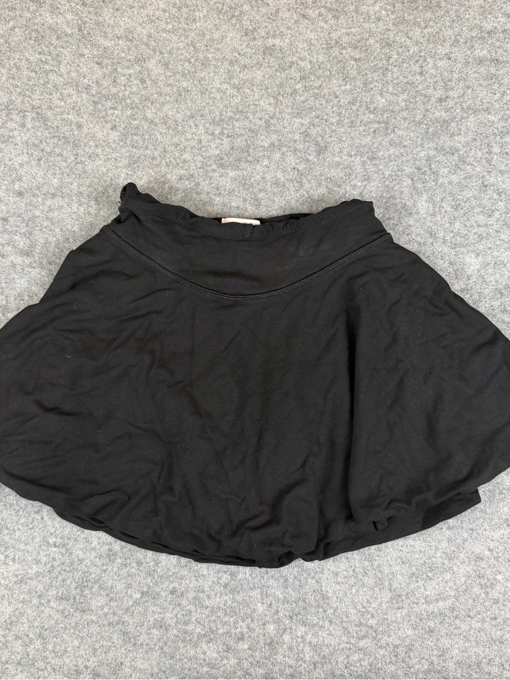 Oh Polly Black Flowy Skater Mini Skirt Women’s Size 2 Y2K Coquette